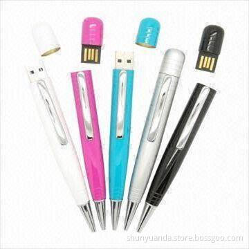 Pen USB Drives with 512MB/1/2/4/8/16/32GB, Colorful Color, Supports Password Protection